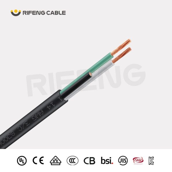 coiled electrical cable