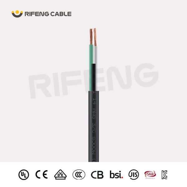 coiled electrical cable