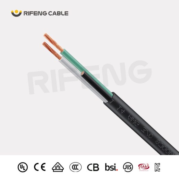 coiled electrical cable